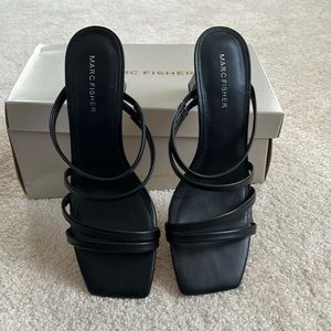 Black Marc Fisher sandals